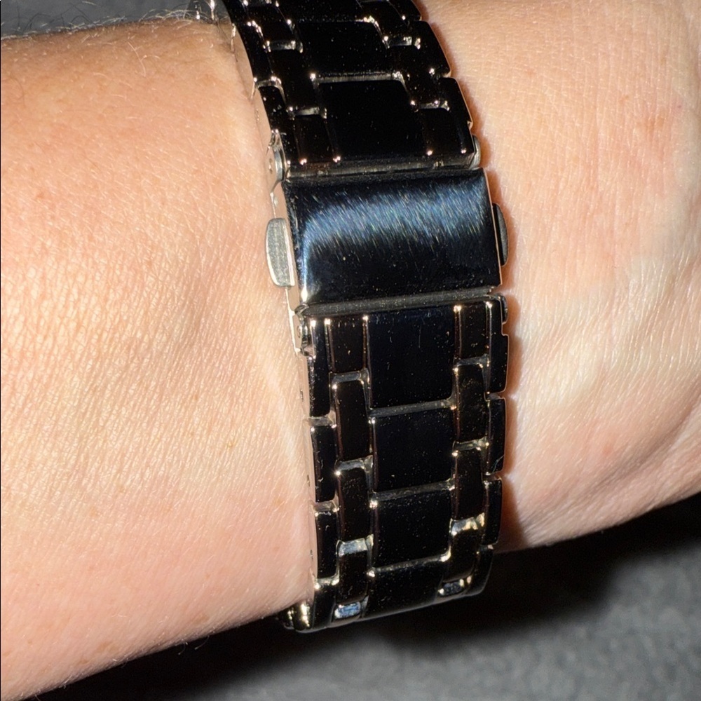 Geneva Silver and Rose Gold Women's Watch - Picture 5 of 11